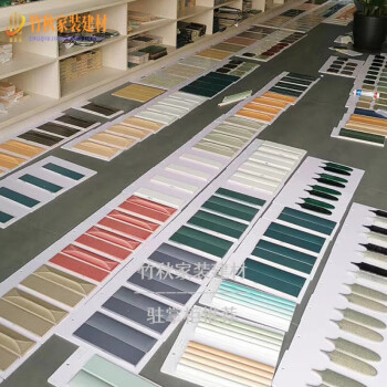 驻掌柜材料样品展板 装饰材料展示的艺术与功能